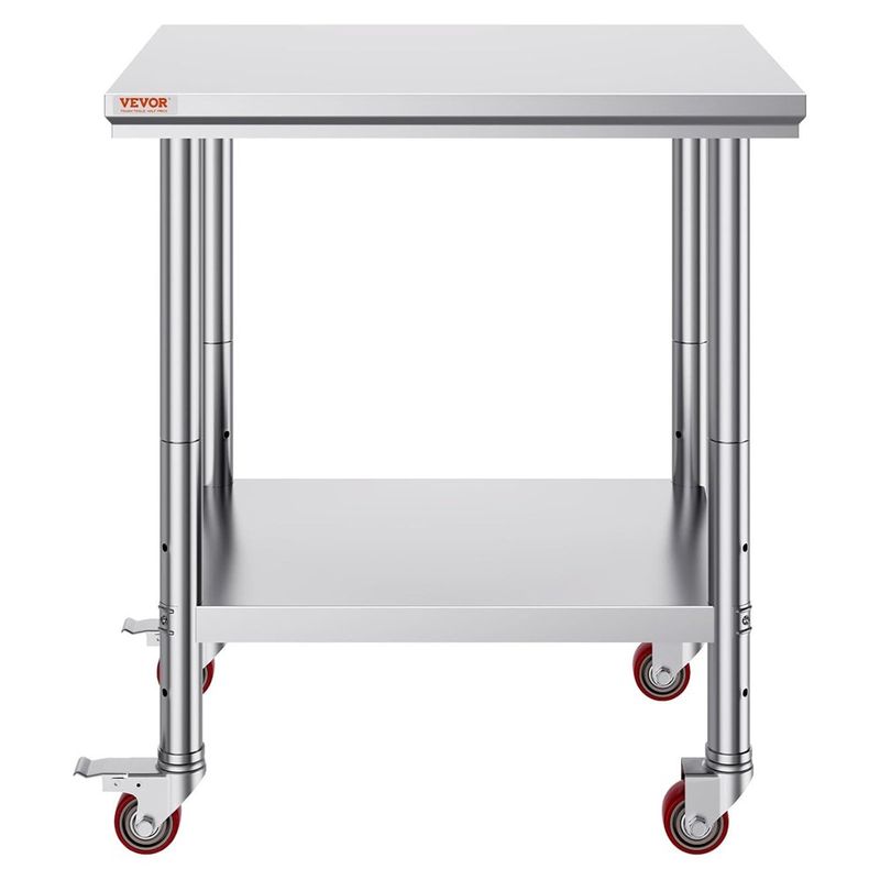 mesa de trabalho vevor aço inox a-bi