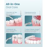 irrigador dental portátil 300ml onlyone a-bi
