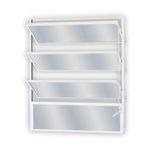 janela basculante de alumínio vidro mini boreal mgm 80x80cm soft branco (mp)
