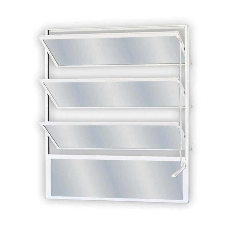 janela basculante de alumínio vidro mini boreal mgm 80x80cm soft branco (mp)