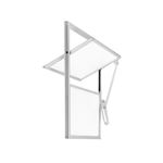 janela basculante de alumínio vidro mini boreal mgm 50x50cm soft branco (mp)