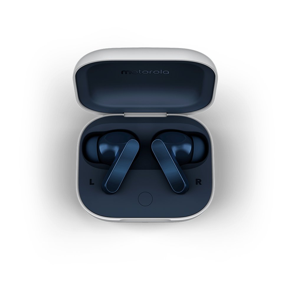 MOTOROLA Bluetoothヘッドセット SF600 Fone de Ouvido Bluetooth Motorola Moto Buds Azul Escuro