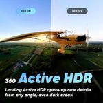 câmera de ação x3 insta360 com bastão e microsd 128gb preto a-bi