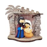 sagrada família tok 13cm resina mdf (mp)