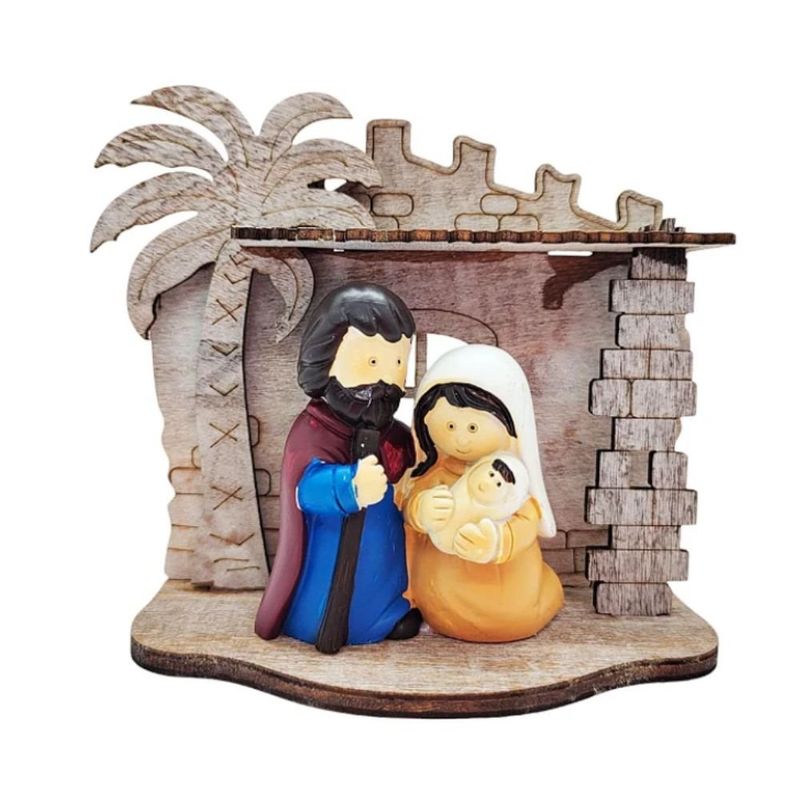 sagrada família tok 13cm resina mdf (mp)