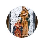 lanterna decorativa sagrada família tok com led 28cm (mp)