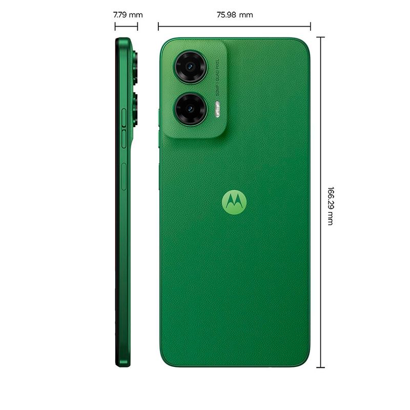 smartphone motorola g35 5g 128gb verde tela 6.7" câmera 50mp 4gb ram