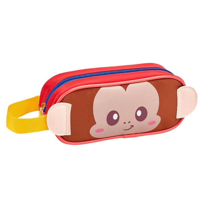 estojo escolar zoop macaco seanite 2028 (mp)
