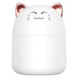 umidificador de ar e difusor de aromas wellmix gatinho feliz 250ml usb com luz wd10523 (mp)