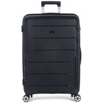 mala de viagem luxcel média polo king preto mf10470pk-m