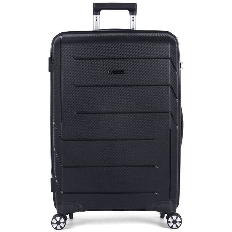 mala de viagem luxcel média polo king preto mf10470pk-m