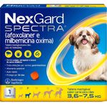 antipulgas e carrapatos nexgard para cães 1 tablete 3,6 a 7,5kg (mp)
