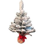 mini árvore de natal nevada global luxo 45cm (mp)