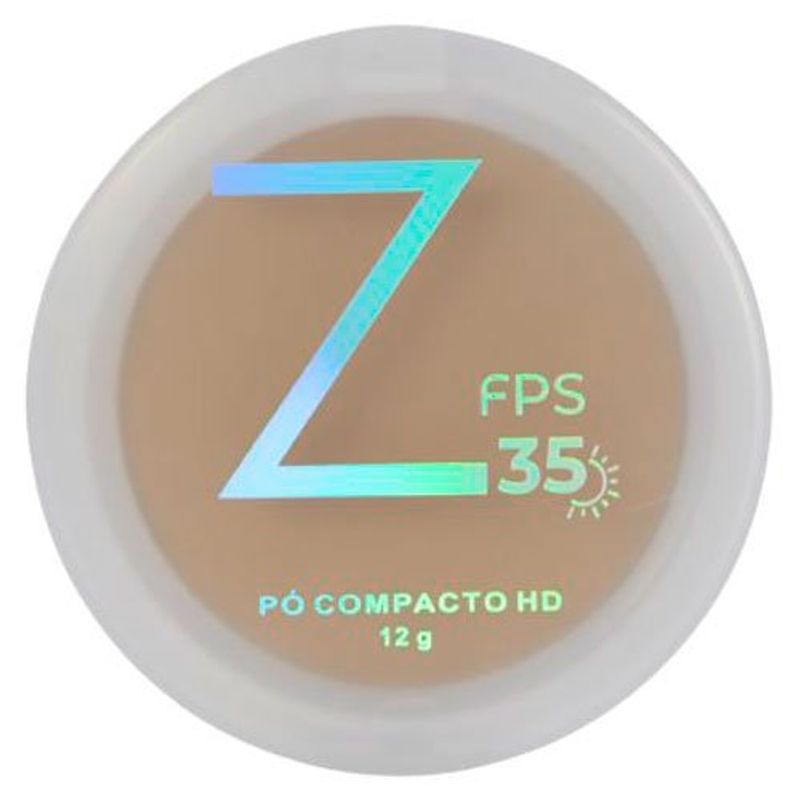 pó compacto zanphy hd fps35 areia