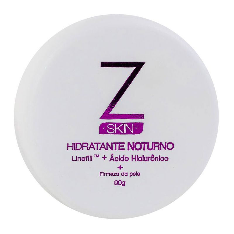 hidratante facial noturno zanphy skin 90g