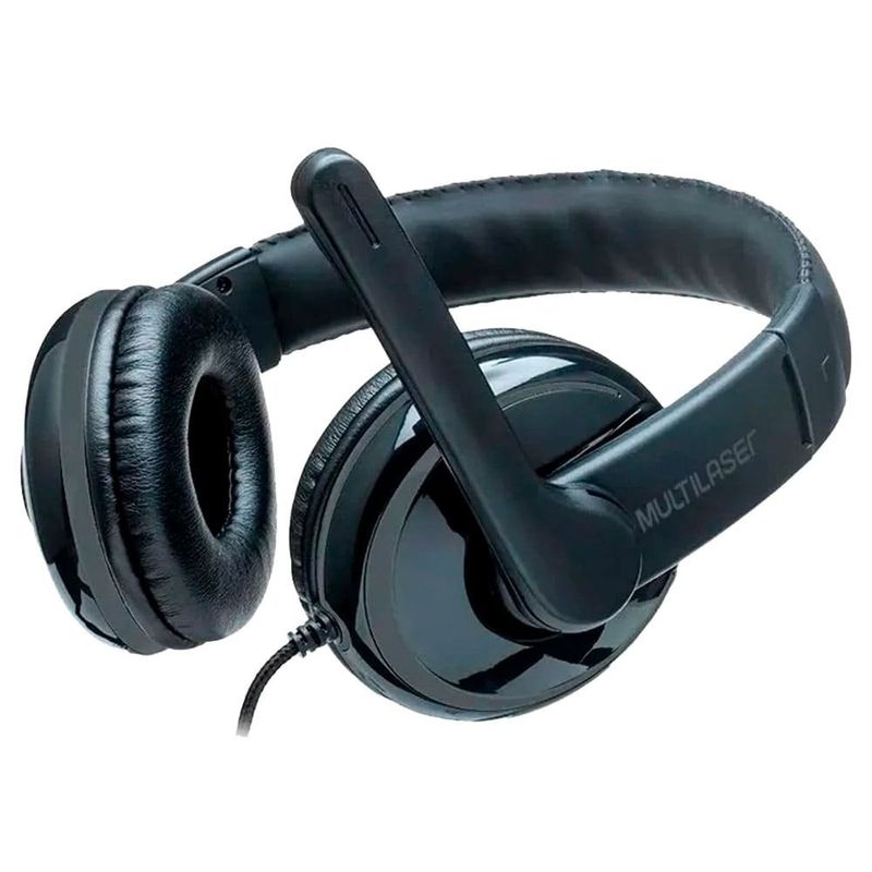 headset multilaser pro com fio preto ph317 (mp)