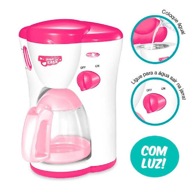 cafeteira infantil mania de casa dm toys dmt6671 (mp)