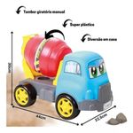 caminhão betoneira infantil maral turbo truck 4119 (mp)