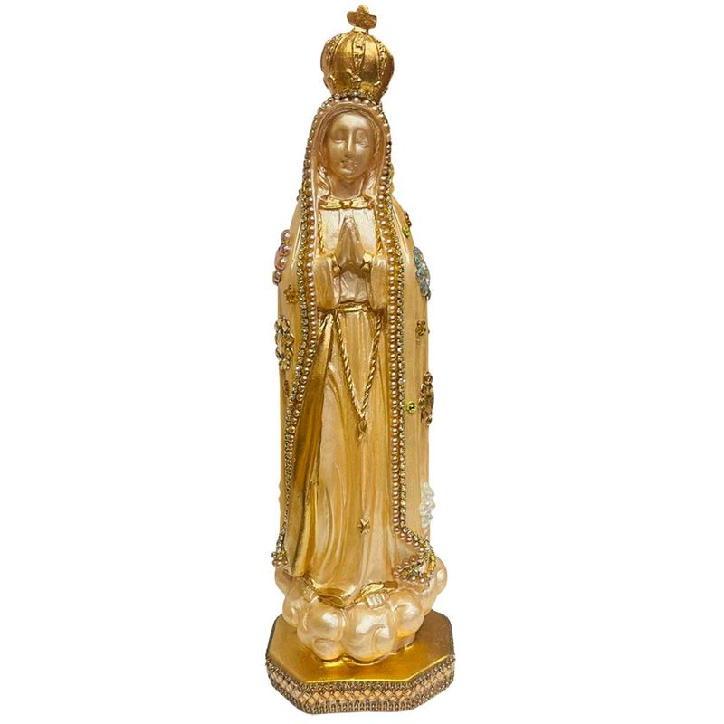 imagem nossa senhora de fatima toque de arte 30cm (mp)