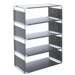 sapateira casita em ferro com 5 níveis para 10 pares de sapatos 43x22x72cm (mp)