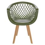 conjunto de cadeiras 2 unidades seat&co web verde wood