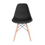 conjunto de cadeiras 2 unidades seat&co eames preto