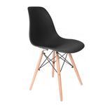 conjunto de cadeiras 2 unidades seat&co eames preto