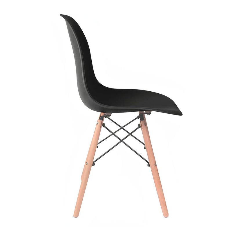 conjunto de cadeiras 2 unidades seat&co eames preto