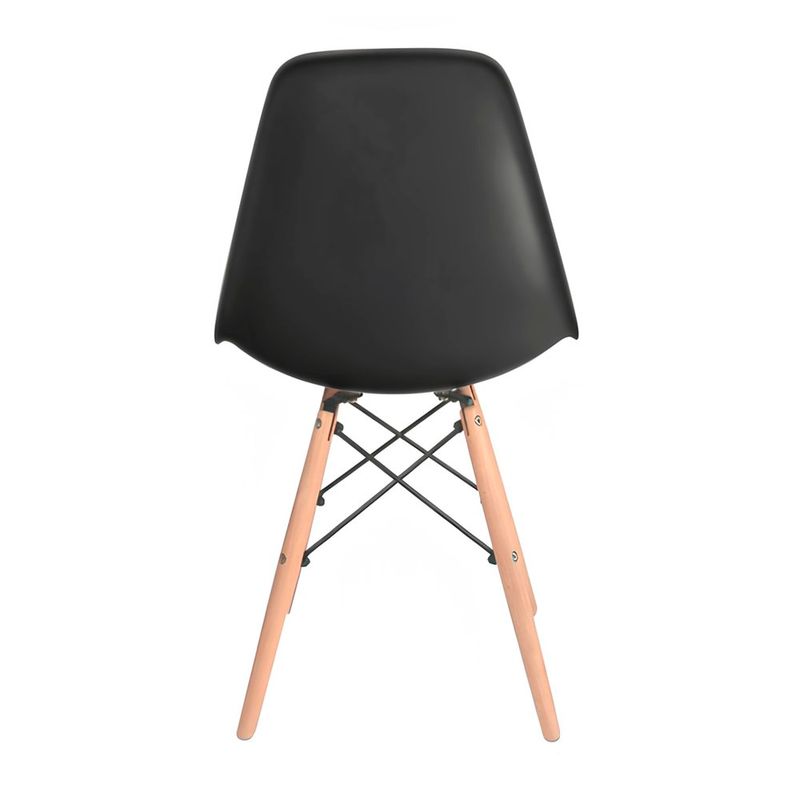 conjunto de cadeiras 2 unidades seat&co eames preto