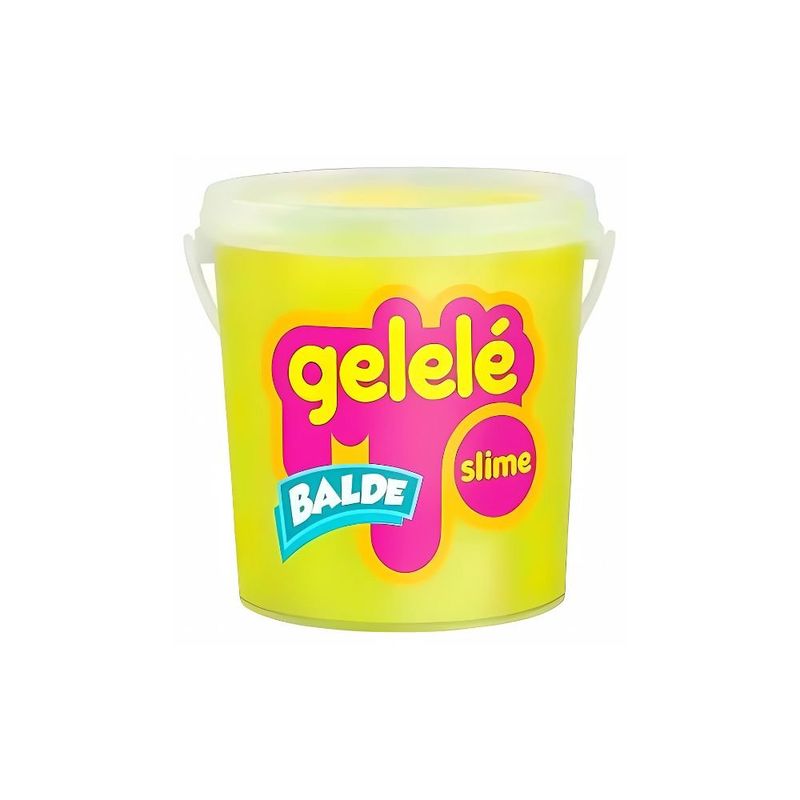 slime tradicional balde 457g gelelé cores sortidas (mp)