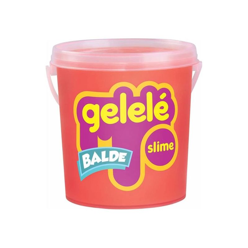 slime tradicional balde 457g gelelé cores sortidas (mp)