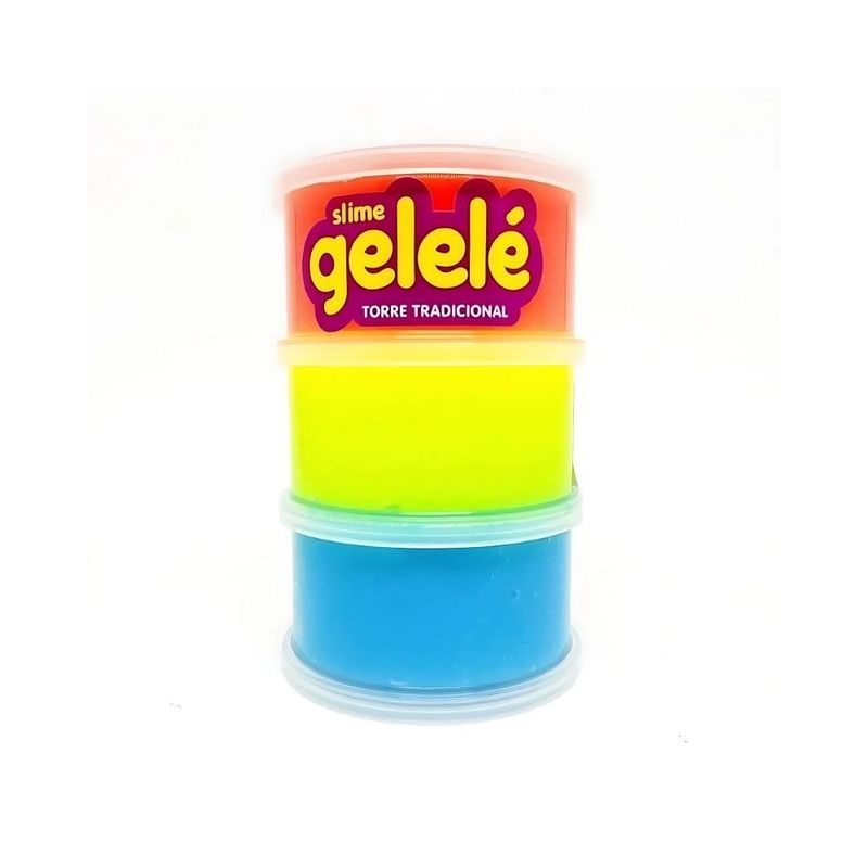 slime tradicional torre 196g gelelé cores sortidas (mp)