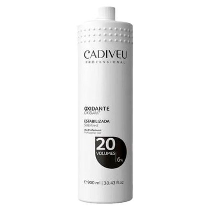 água oxigenada profissional cadiveu 20 volumes 900ml (mp)