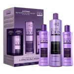 kit profissional plástica dos fios cadiveu 3 unidades (mp)