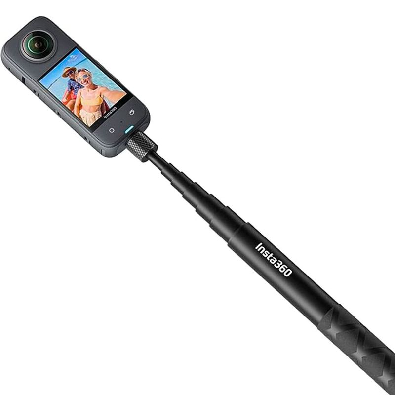 bastão de selfie insta360 invisível preto a-bi