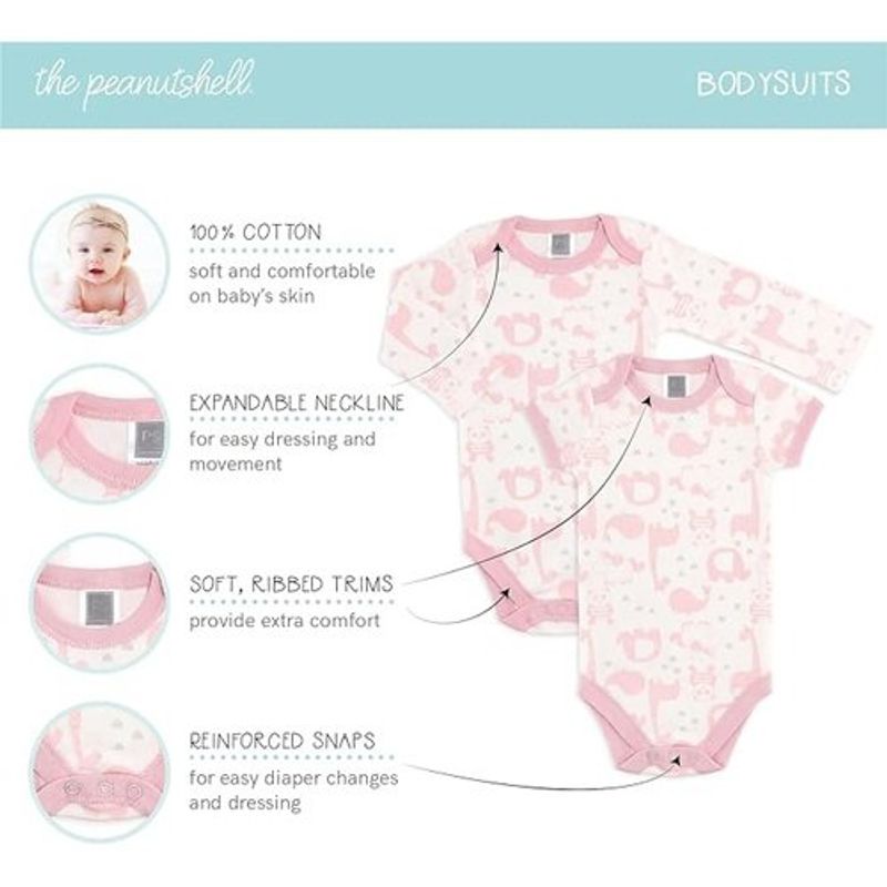conjunto de enxoval peanutshell para meninas farallon brands a-bi