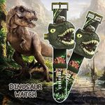 relógio infantil com projeção de dinossauro 24 padrões minda shintani a-bi