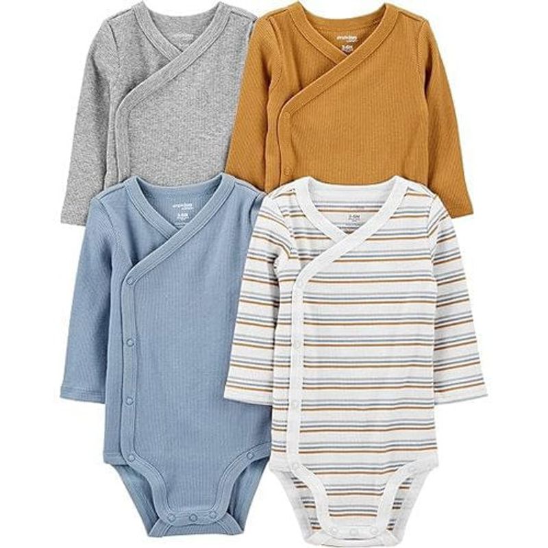 conjunto 4 peças simple joys macacão 12m sortido a-bi