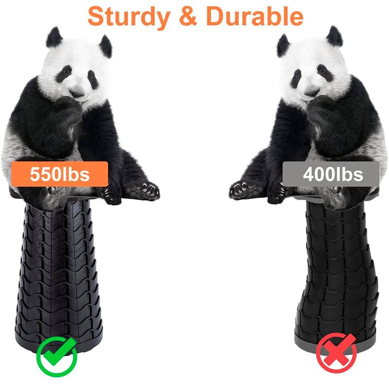 banquinho retrátil telescópico volixod preto e azul a-bi