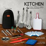 conjunto 12 peças cozinha fortitude21 preto a-bi