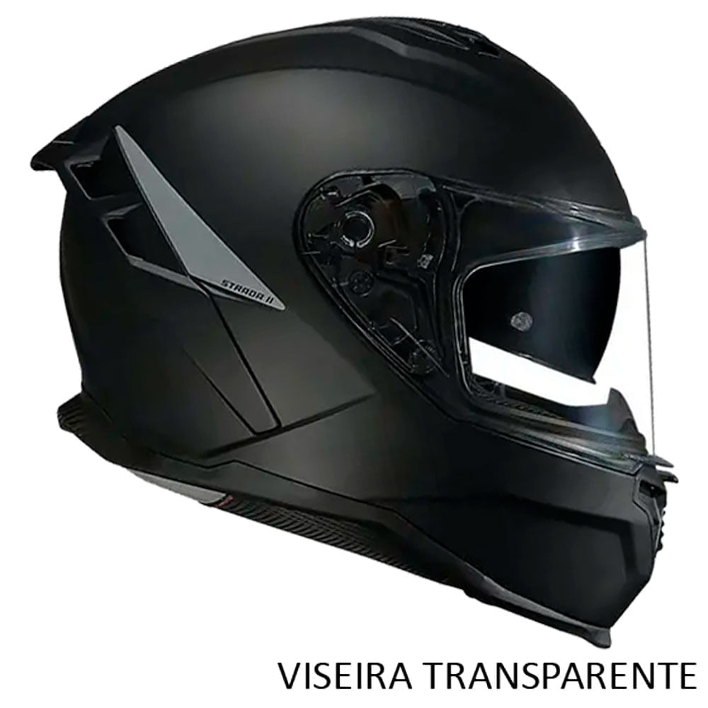 DESIGNO STRADABLACK SB-C66ML＆C68M+ 2本セット Capacete Norisk Strada II Preto Fosco Tamanho L