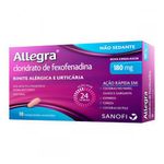 allegra 180mg 10 comprimidos revestidos