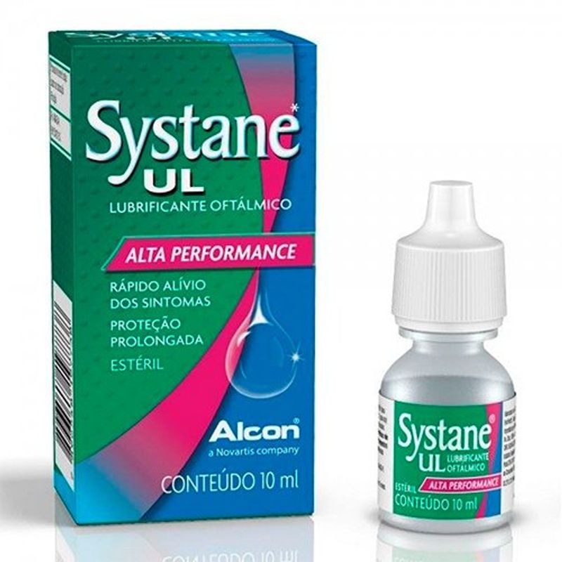 systane ul solução oftálmica 10ml