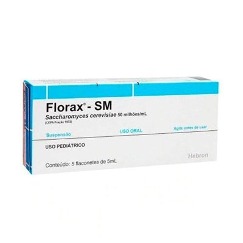 florax pediátrico cx com 5 flaconetes de 5ml