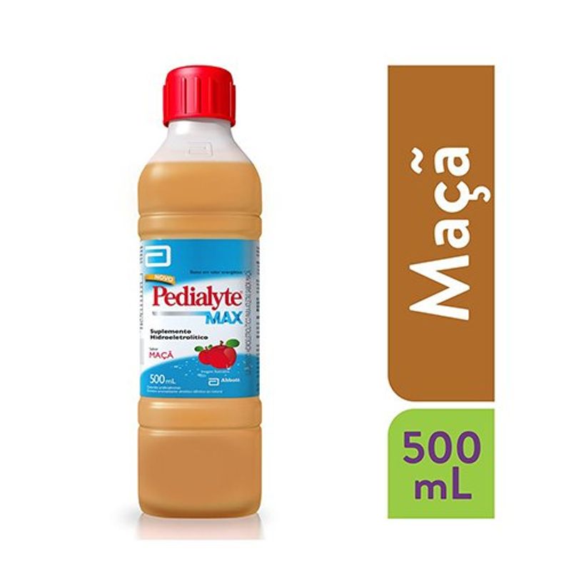 pedialyte max sabor maçã 500ml