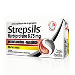 strepsils 8,75mg 8 pastilhas sabor mel e limão