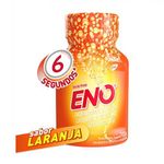 sal de fruta eno sabor laranja pó efervescente