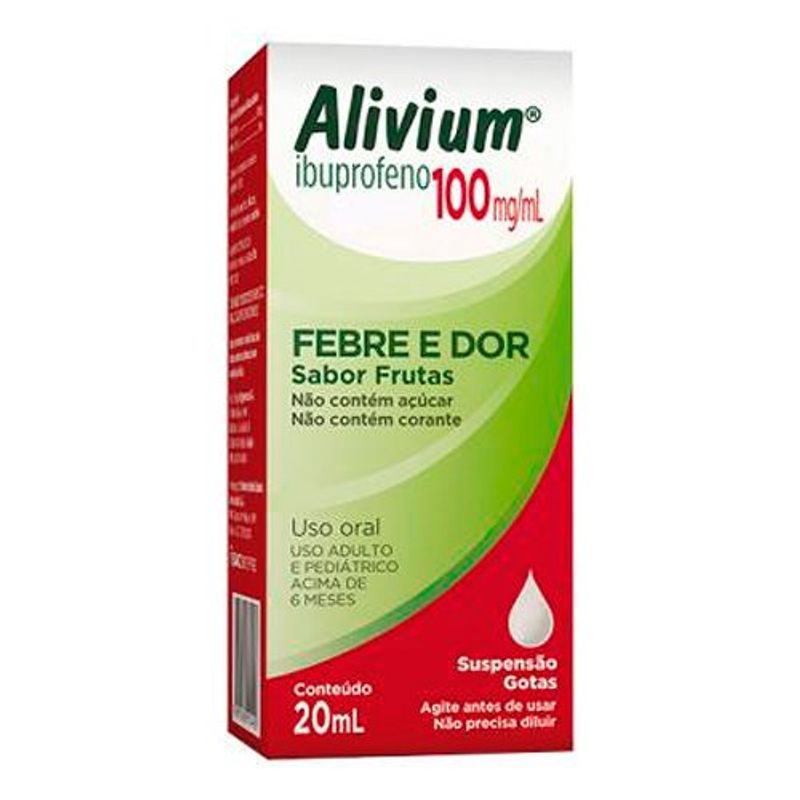 alivium 100mg suspensão