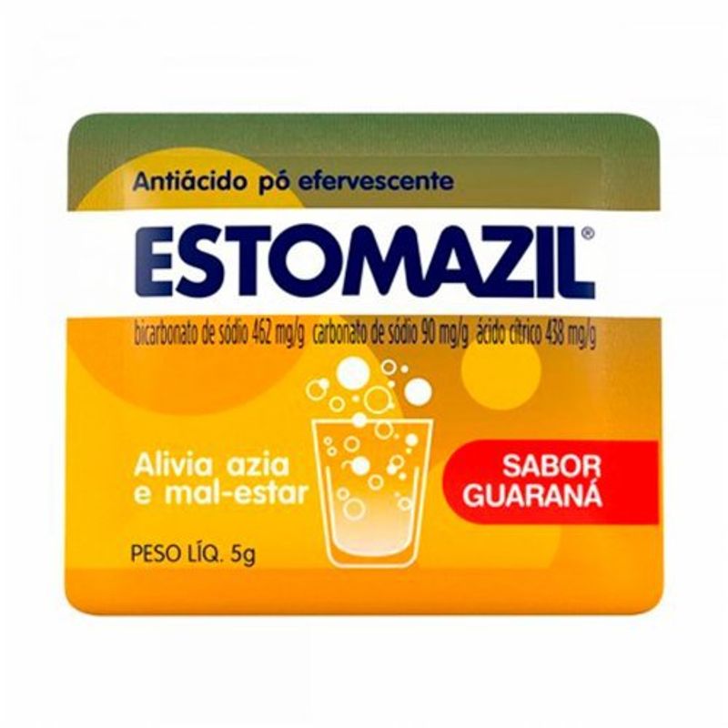 estomazil 462+90+438mg sabor guaraná envelope 5g