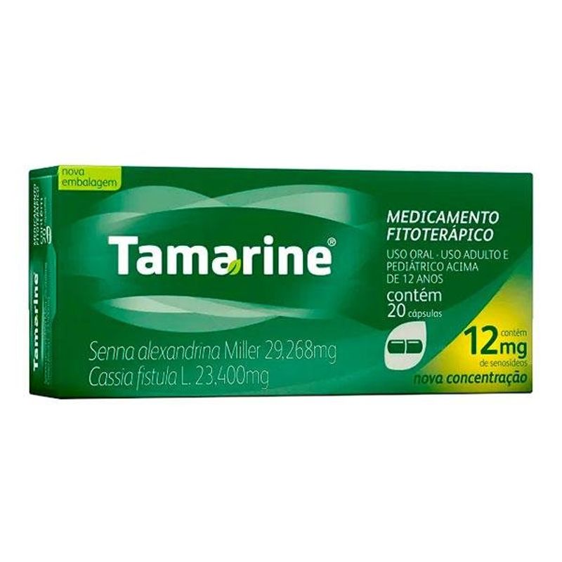 tamarine 12mg 20 cápsulas cosmed